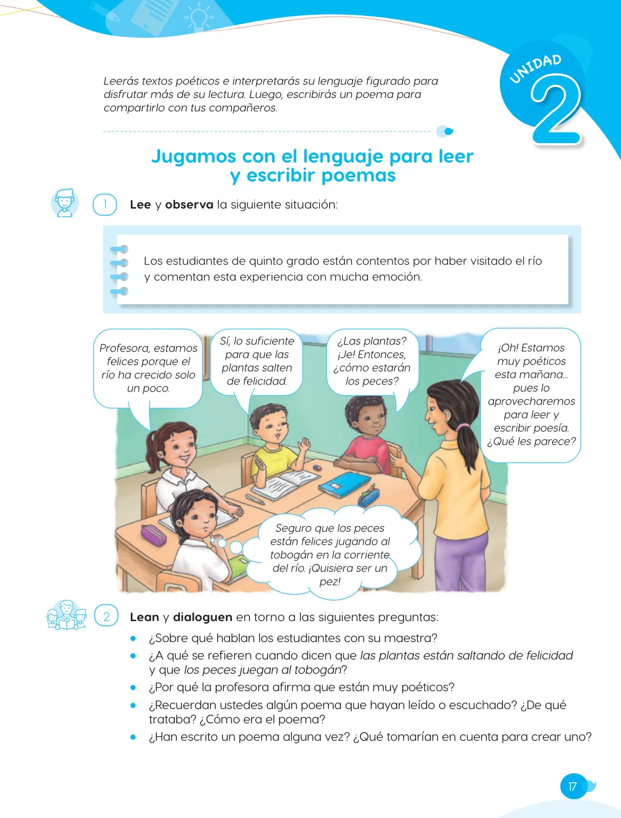 Página 19 de Cuadernillo de Comunicación 5, quinto grado de Primaria · 2023