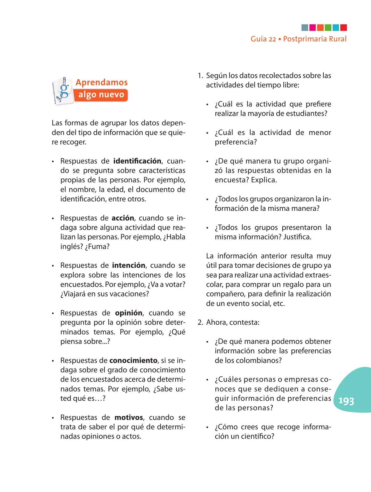 Miniatura página 194 de Matematica 6° · Postprimaria