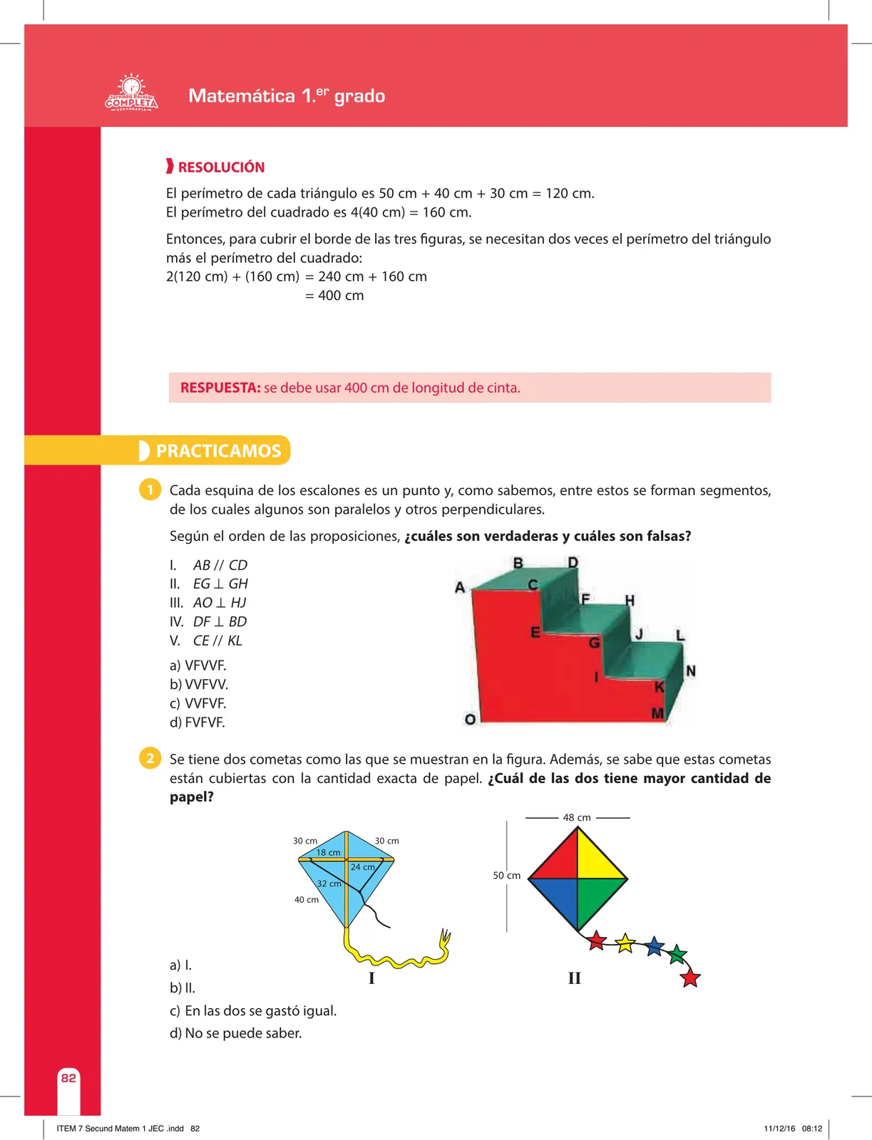 Página 82 de Matemática 1 : cuaderno de reforzamiento pedagógico - JEC · 2016