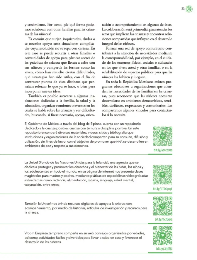 Página 34 de Crianza para la libertad. Libro para las familias. Fase 2 Libro de Educación Preescolar Grado 1°, 2°, 3° Ciclo Escolar 2025 - 2026