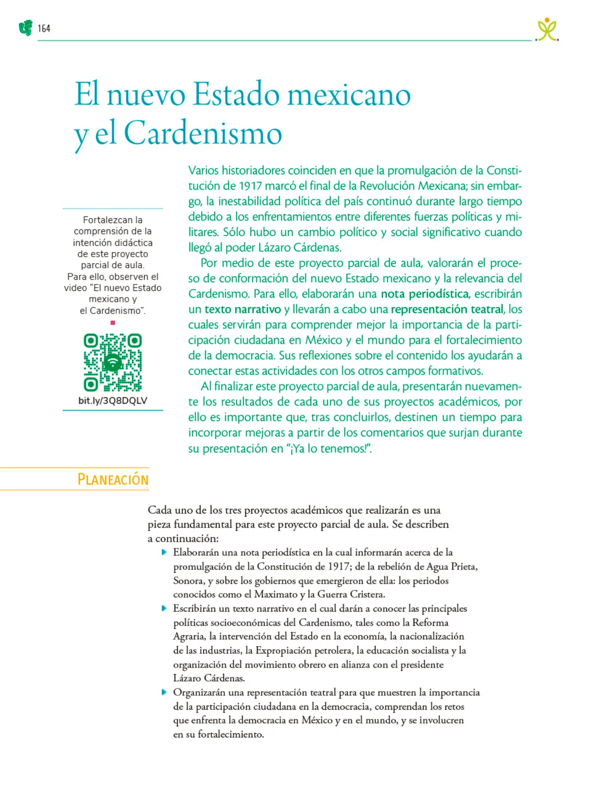 Miniatura página 165 de Colección Sk´asolil. Nuestro libro de Proyectos.  Tomo III.  Libro de Educación Telesecundaria Grado 2°  Ciclo Escolar 2025 - 2026