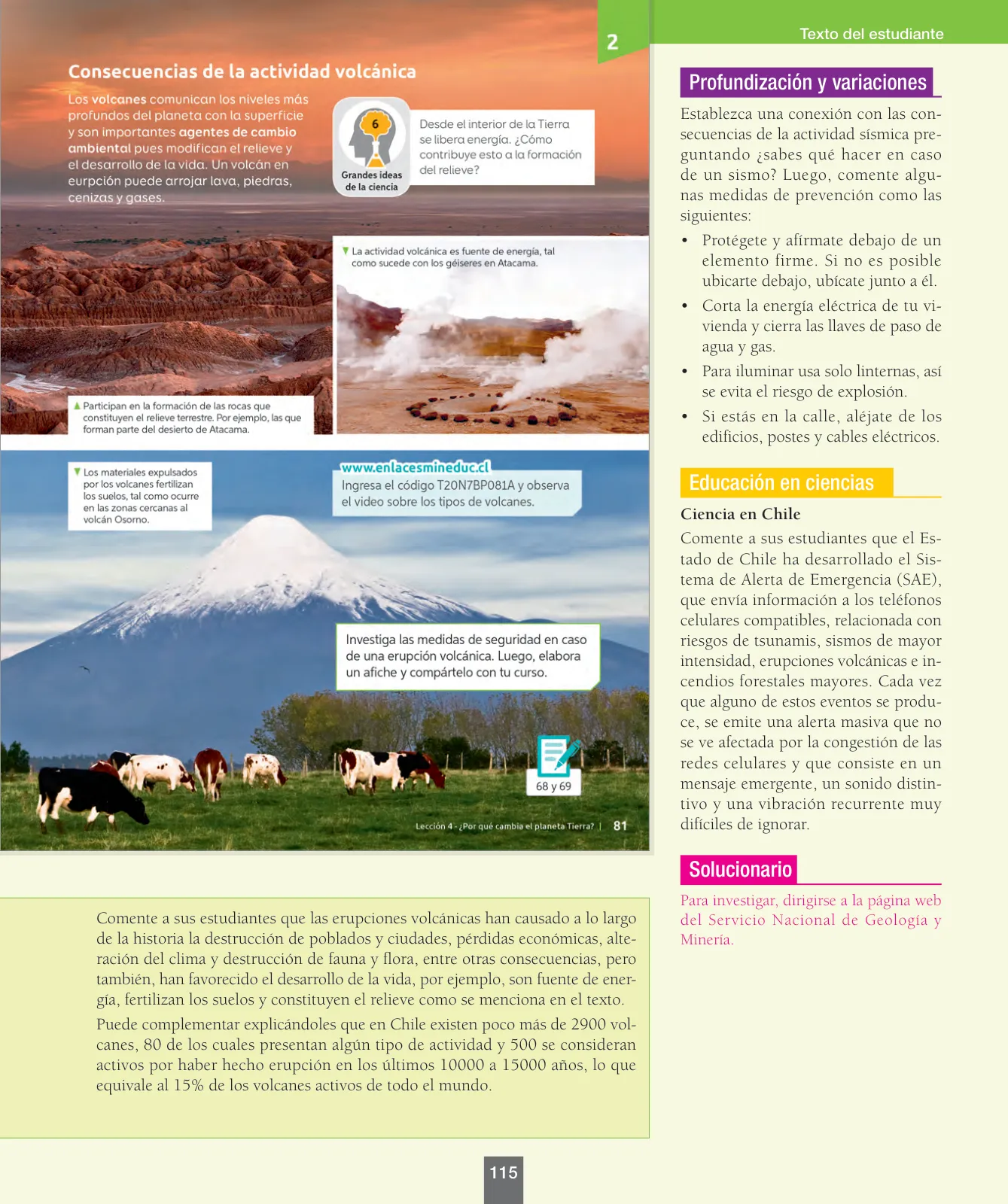 Página 116 de Ciencias Naturales – Séptimo Básico | Texto del Estudiante MINEDUC – Descargar PDF · 2024