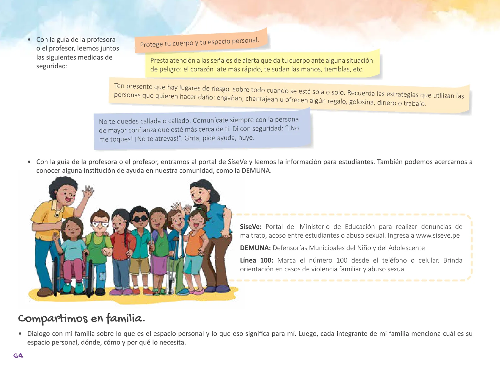 Página 66 de Cuadernillo de Tutoría 5 : quinto grado de Educación Primaria · 2021