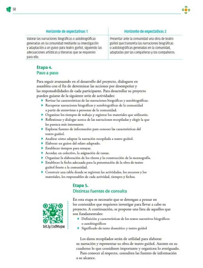 Página 59 de Colección Sk´asolil. Nuestro libro de Proyectos. Tomo II. Libro de Educación Telesecundaria Grado 2° Ciclo Escolar 2025 - 2026