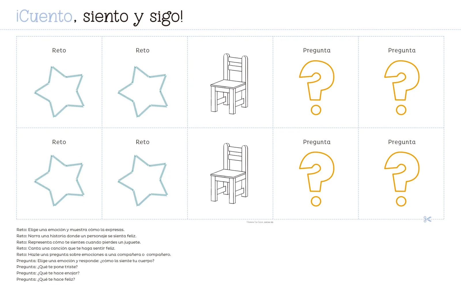 Página 22 de Jugar e imaginar con mi material manipulable de Preescolar. Libro de Educación Preescolar Grado 2° Ciclo Escolar 2025 - 2026
