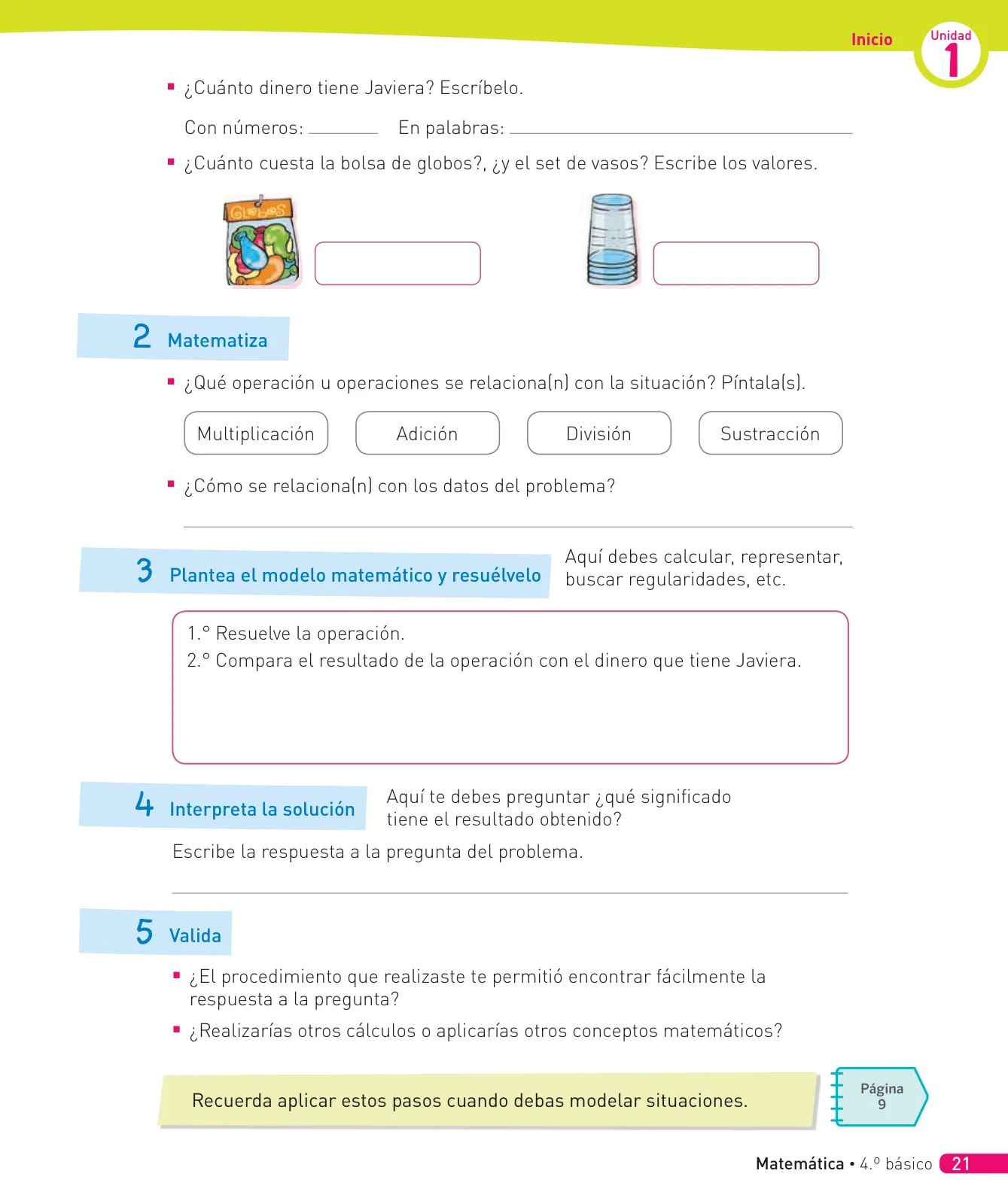 Miniatura página 94 de Matemática – Cuarto Básico | Texto del Estudiante MINEDUC – Descargar PDF · 2024