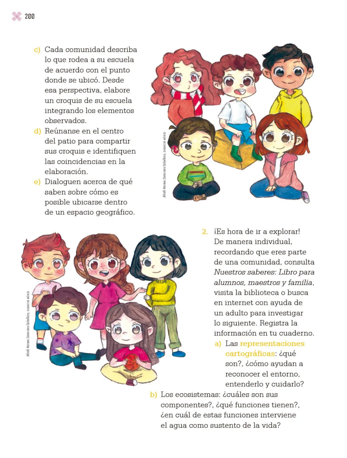 Página 203 de Proyectos Escolares. Libro de Educación Primaria Grado 3° Ciclo Escolar 2025 - 2026
