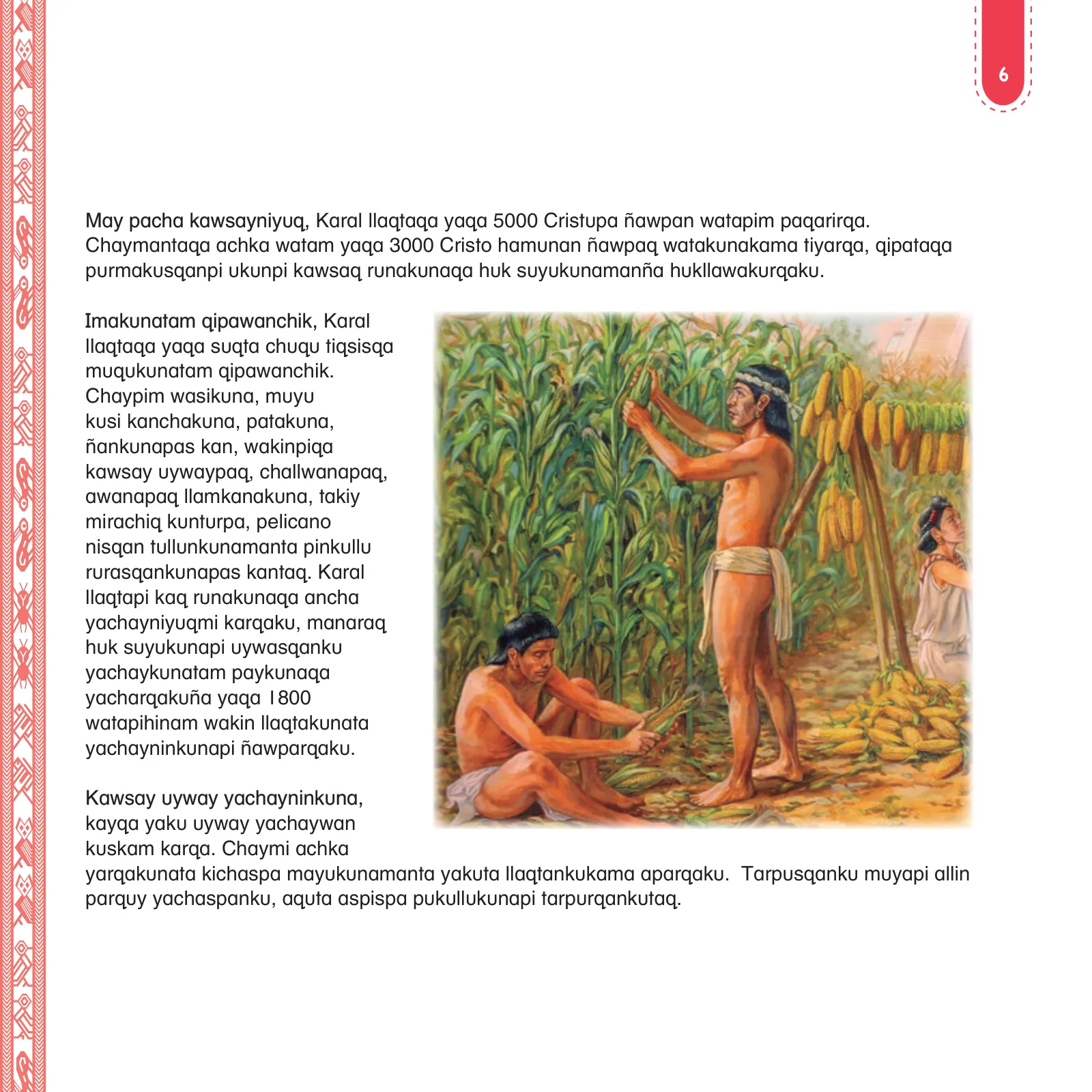 Miniatura página 8 de Anqarakunapa kawsakuyninmanta. Literatura 2 - 4° Primaria - Quechua chanka · 2023