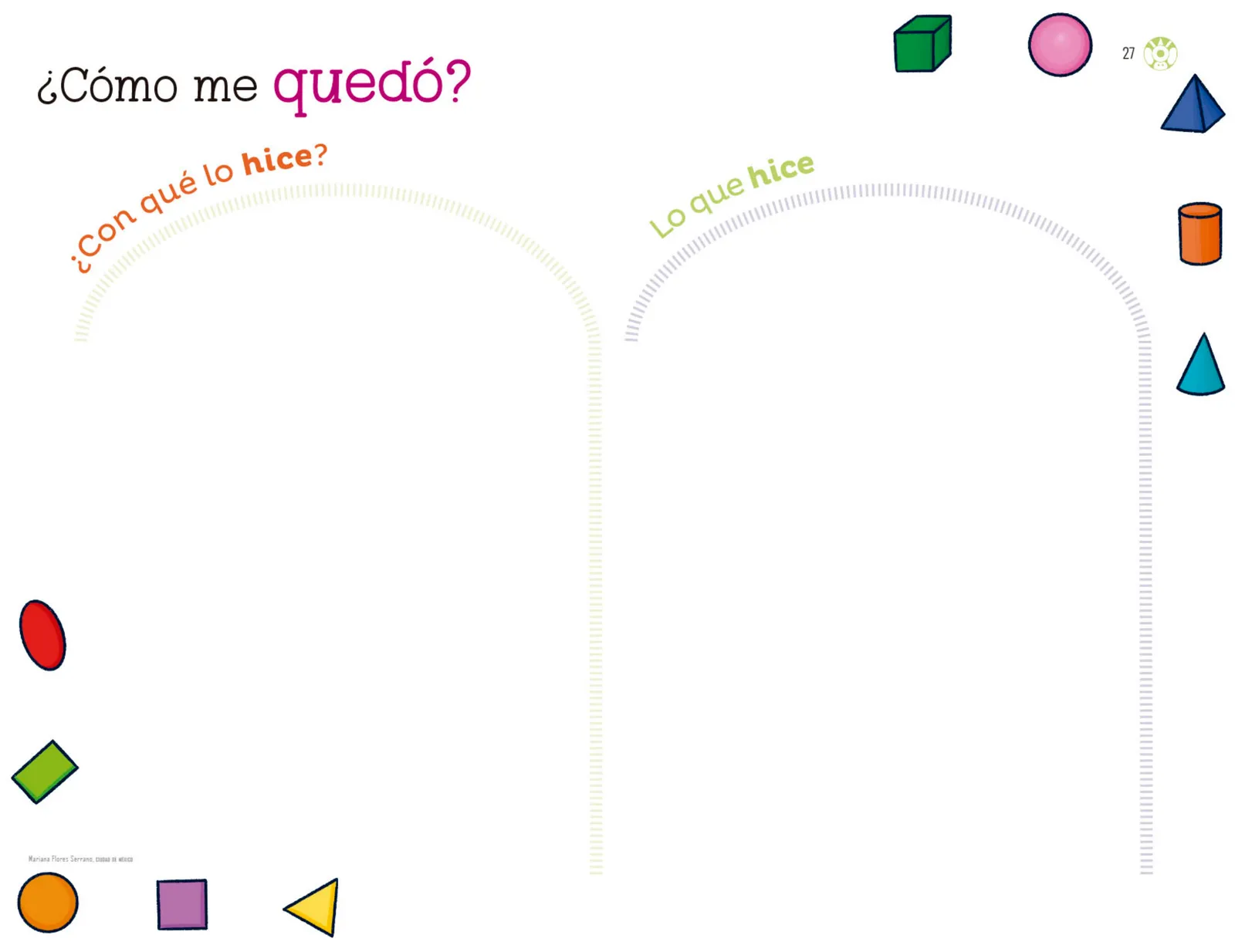 Página 28 de Explorar e imaginar con mi libro de Preescolar.   Libro de Educación Preescolar Grado 3°  Ciclo Escolar 2025 - 2026