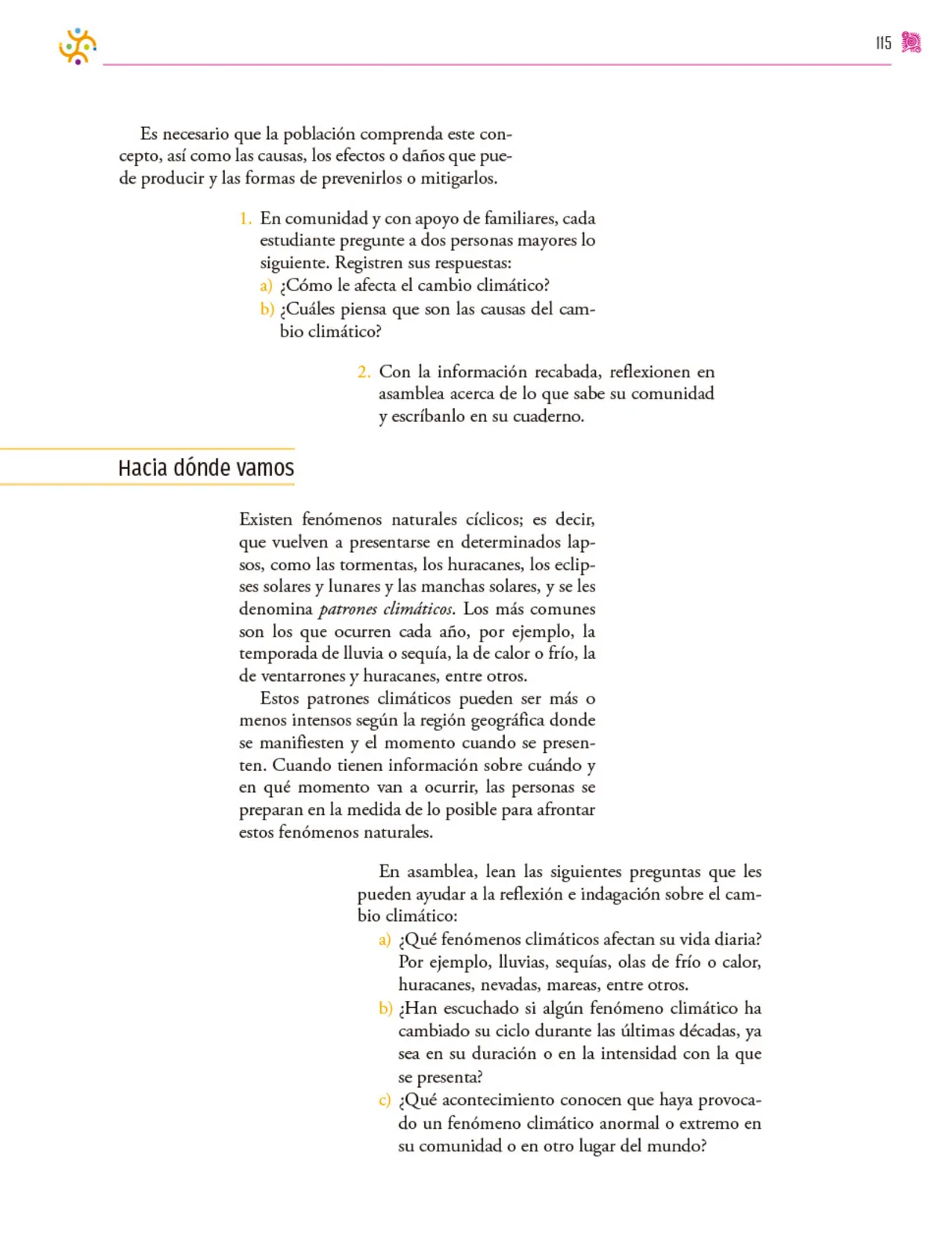 Miniatura página 116 de Colección Sk´asolil. Nuestro libro de proyectos.   Libro de Educación Secundaria Grado 2°  Ciclo Escolar 2025 - 2026
