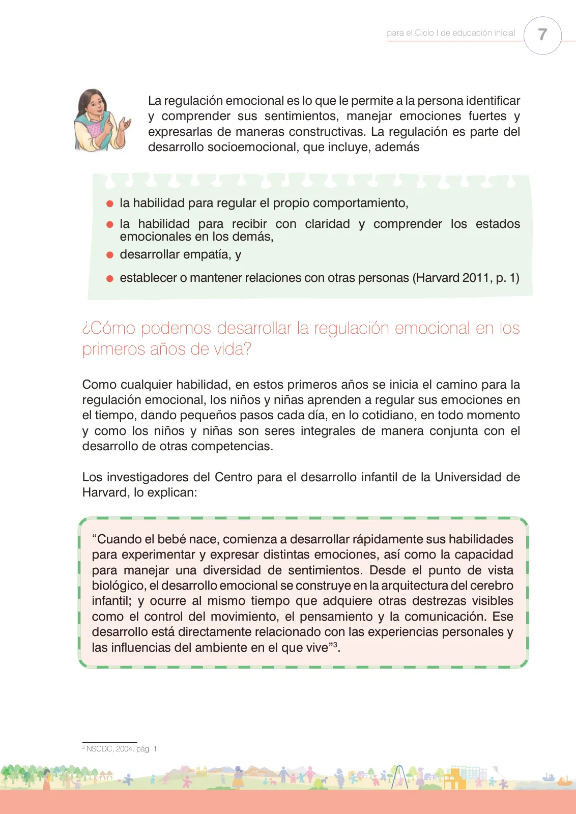Miniatura página 9 de Regulación de emociones. Cartilla con orientaciones para el Ciclo I de Educación Inicial · 2024