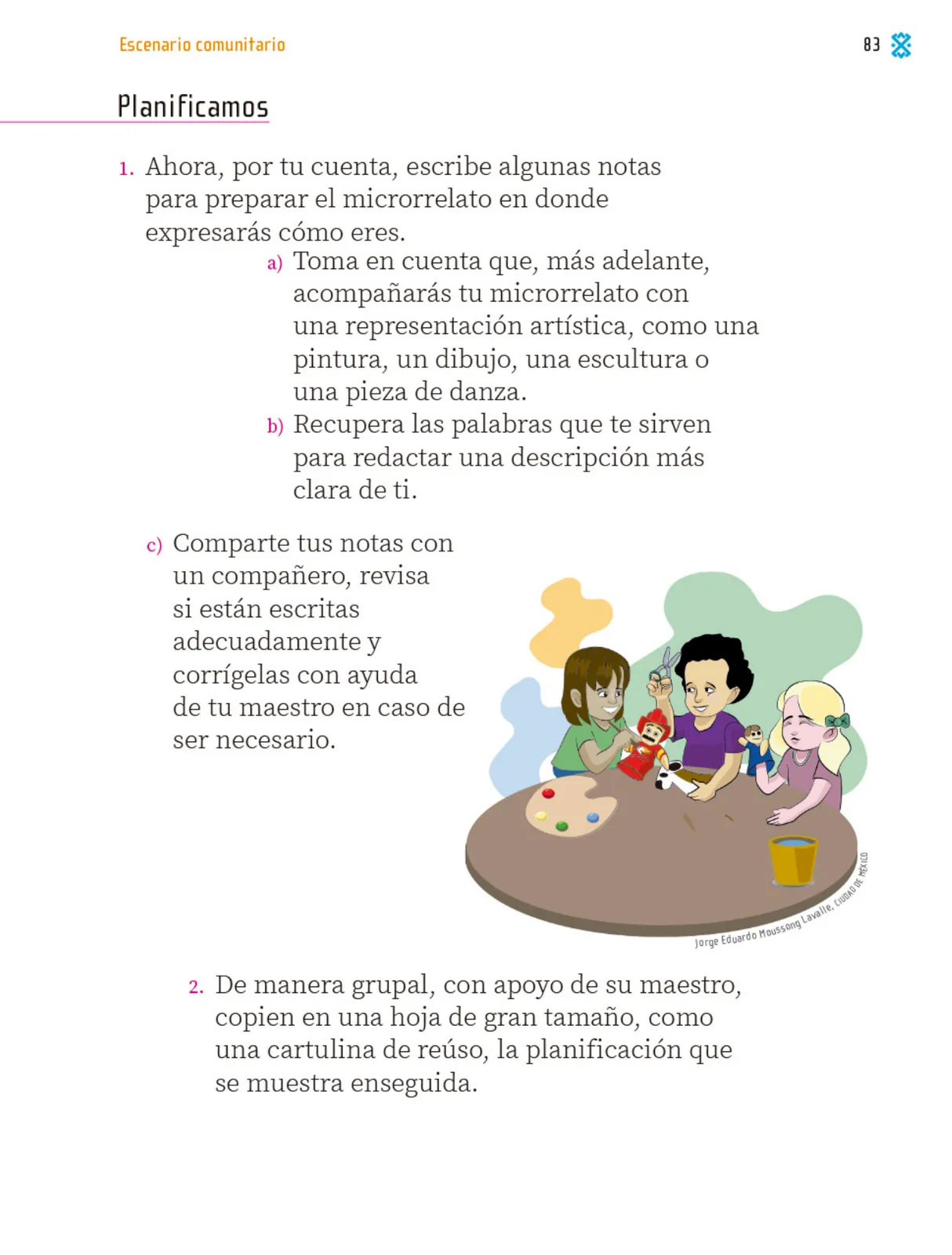 Miniatura página 84 de Proyectos Comunitarios.   Libro de Educación Primaria Grado 1°  Ciclo Escolar 2025 - 2026