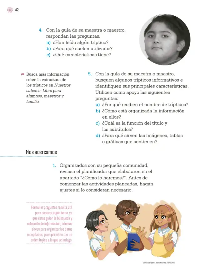 Página 45 de Proyectos de Aula. Libro de Educación Primaria Grado 4° Ciclo Escolar 2025 - 2026