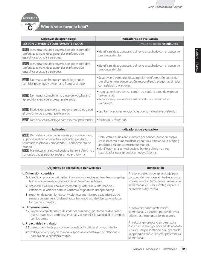Página 43 de Inglés – Sexto Básico | Student’s Book MINEDUC – Descargar PDF · 2024