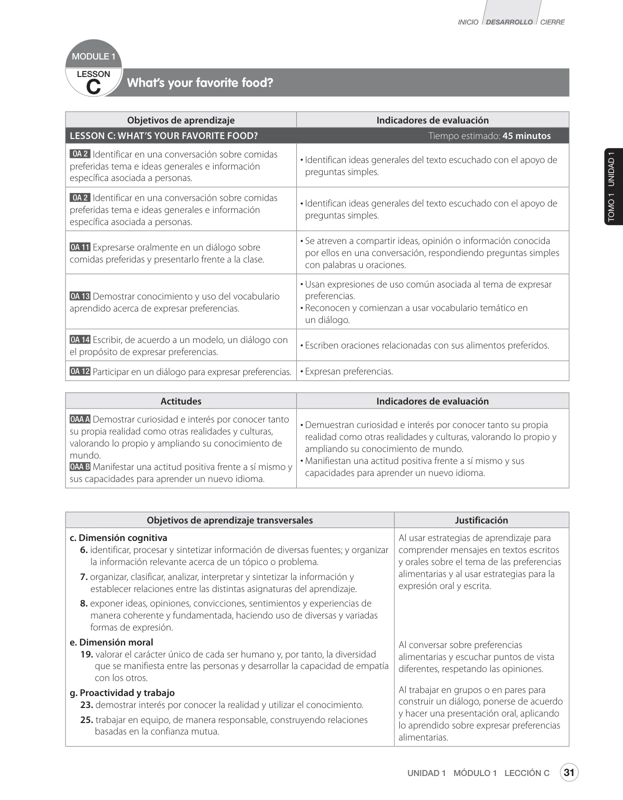 Miniatura página 43 de Inglés – Sexto Básico | Student’s Book MINEDUC – Descargar PDF · 2024