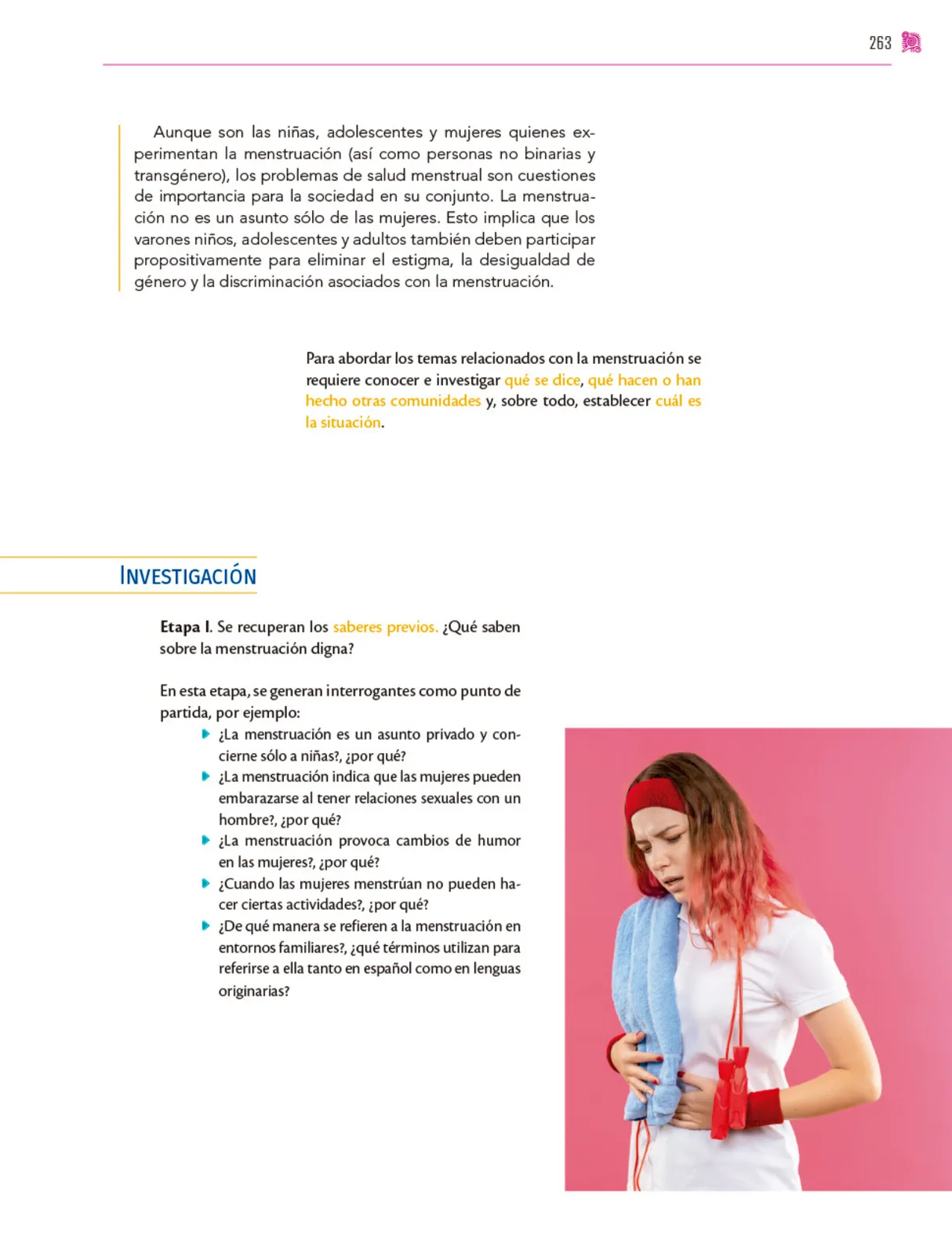 Miniatura página 264 de Colección Nanahuatzin. Nuestro libro de proyectos.   Libro de Educación Secundaria Grado 3°  Ciclo Escolar 2025 - 2026