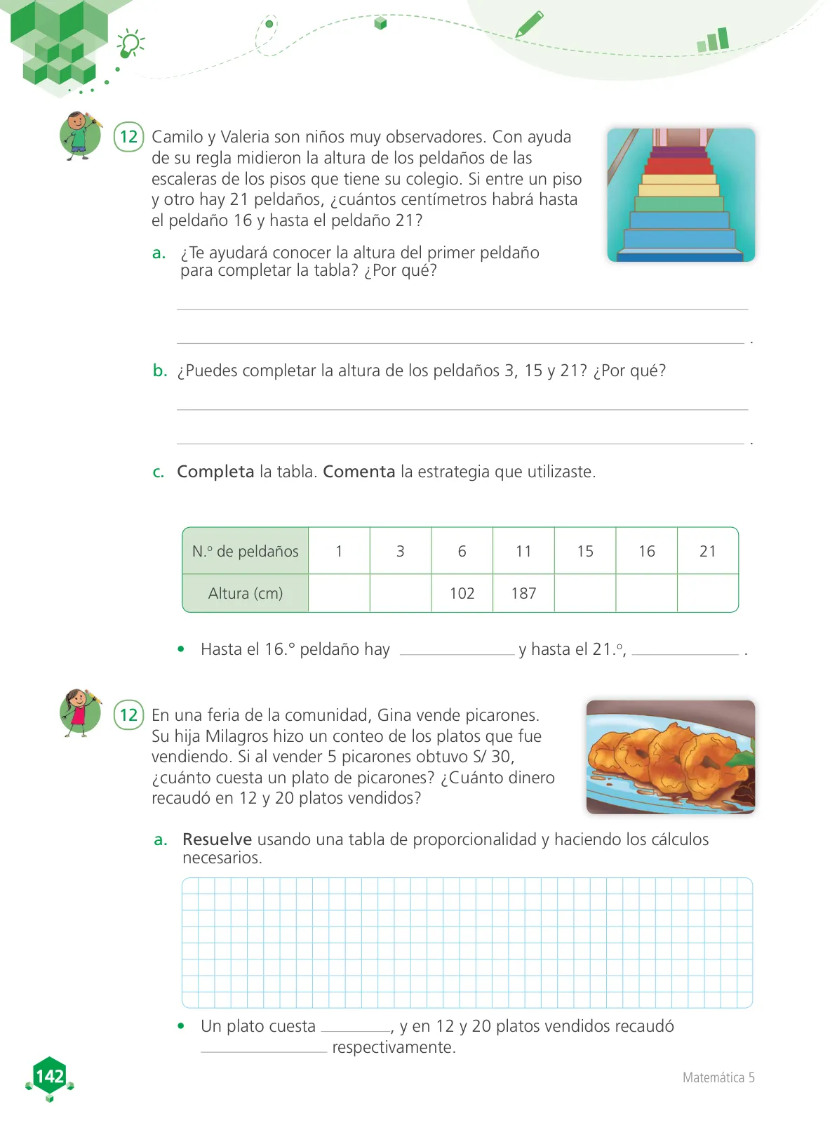 Miniatura página 143 de Matemática 5 : cuaderno de trabajo para quinto grado de Educación Primaria 2018 · 2018