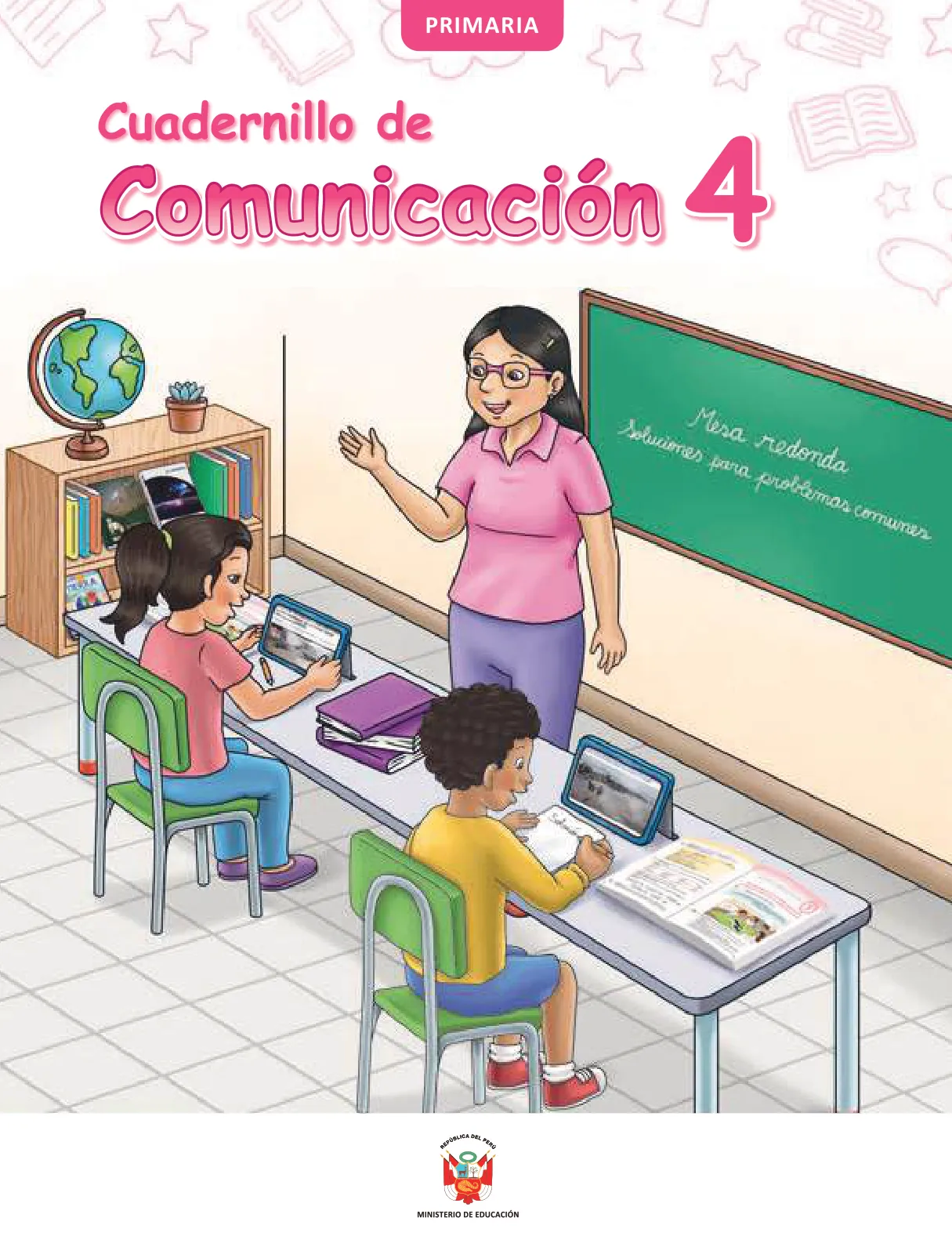 Portada de Cuadernillo de Comunicación 4. Cuarto grado de Primaria · 2024