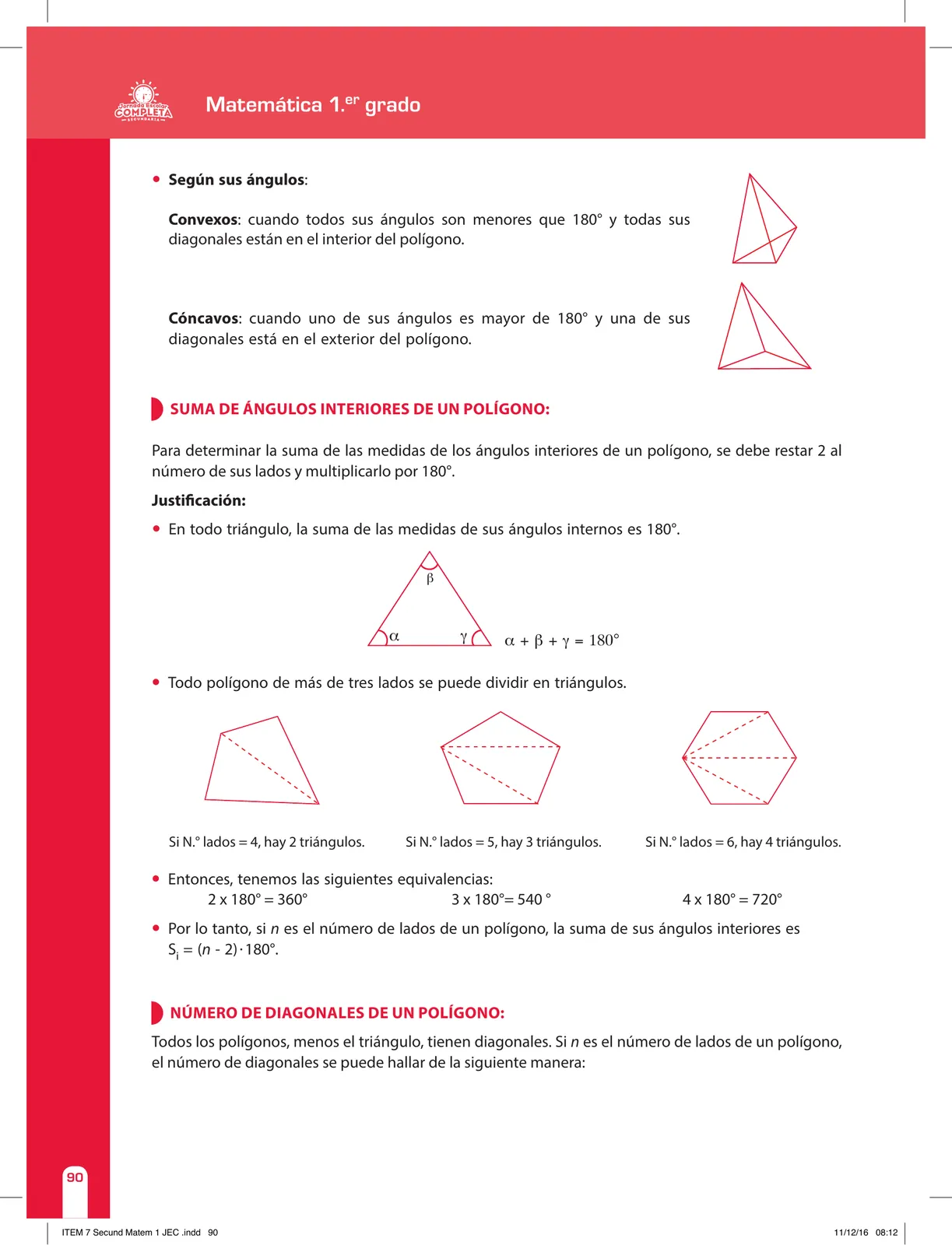 Página 90 de Matemática 1 : cuaderno de reforzamiento pedagógico - JEC · 2016