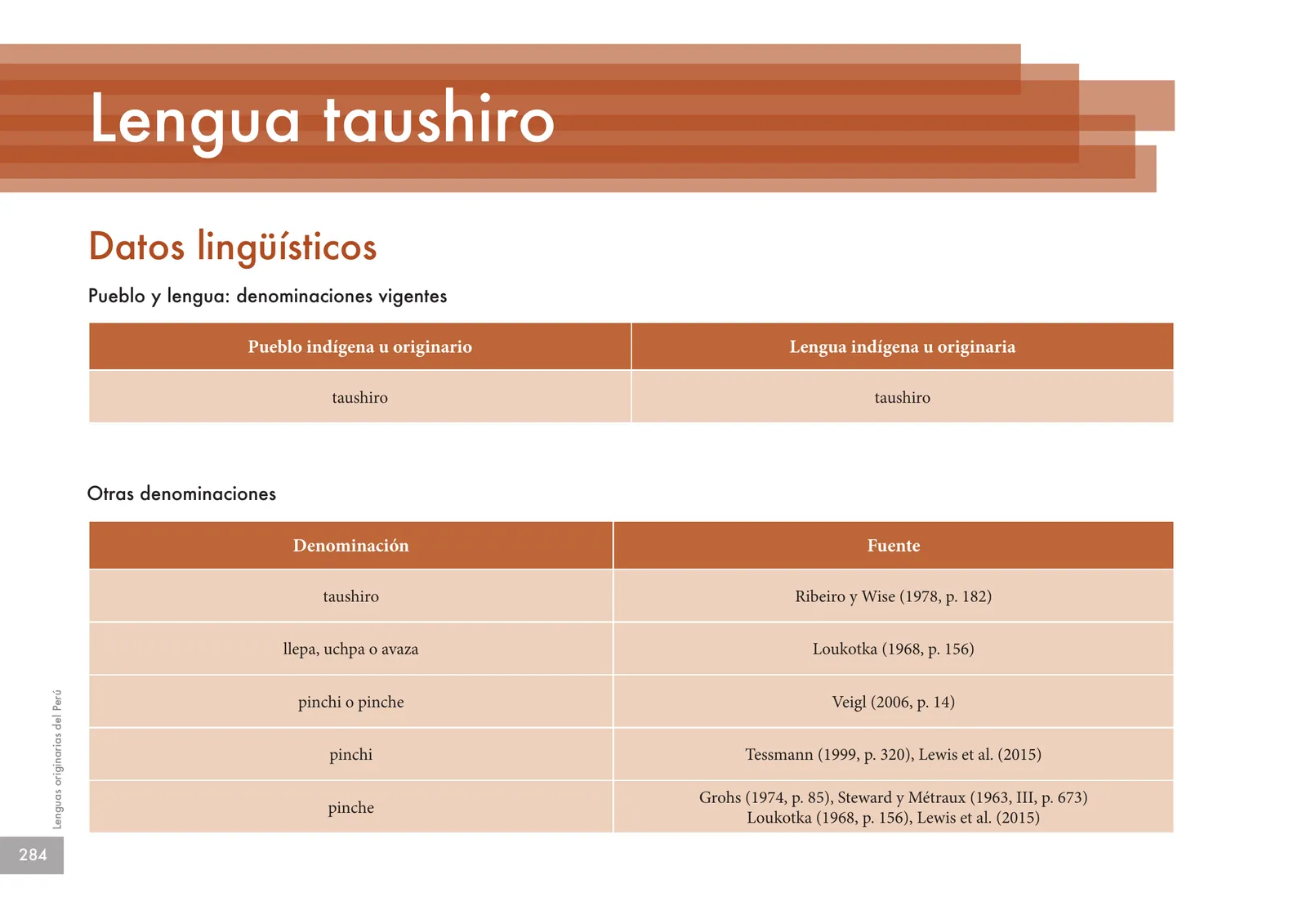 Miniatura página 286 de Lenguas originarias del Perú · 2018