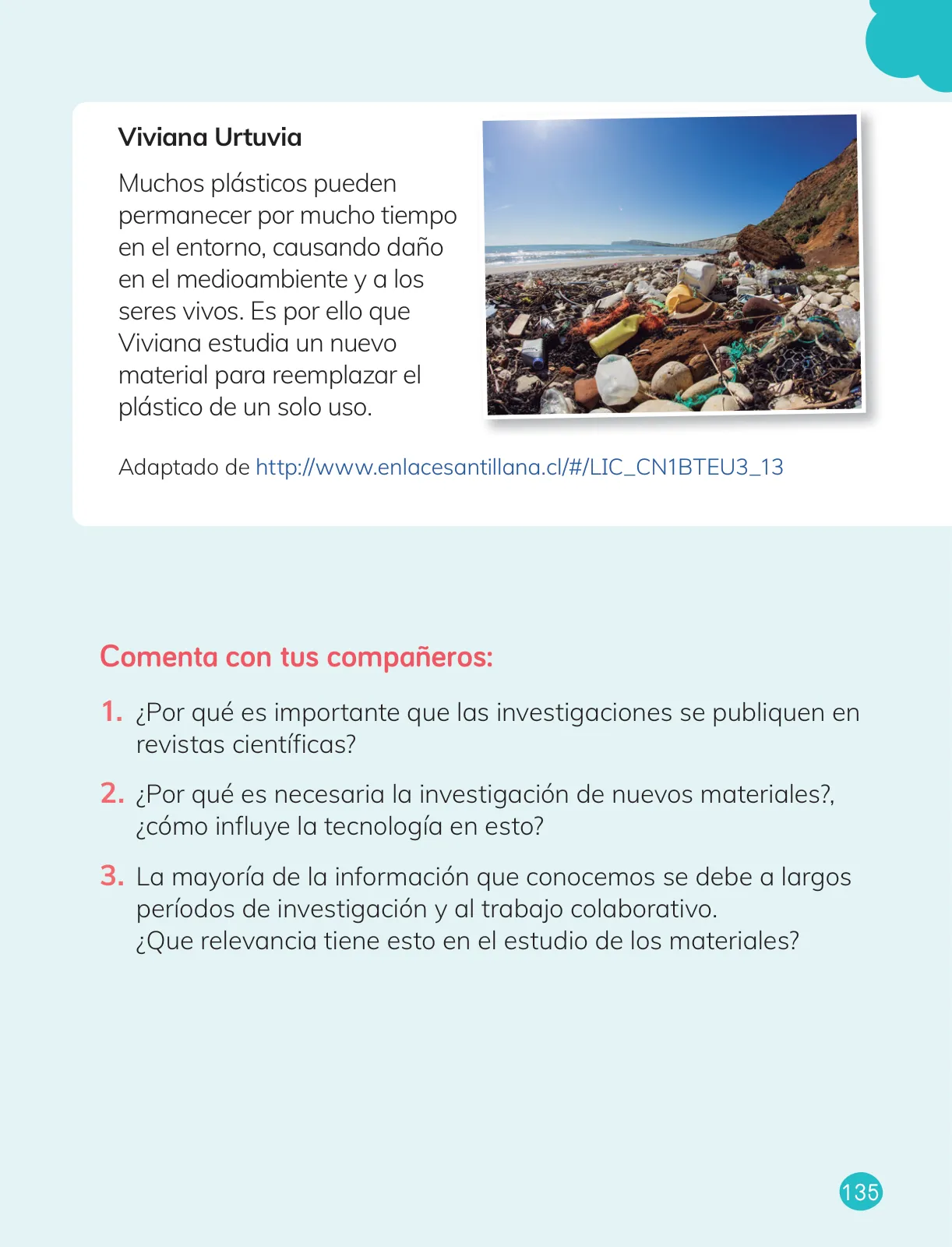 Miniatura página 137 de Ciencias Naturales – Primero Básico | Texto del Estudiante (MINEDUC) – Descargar PDF · 2024