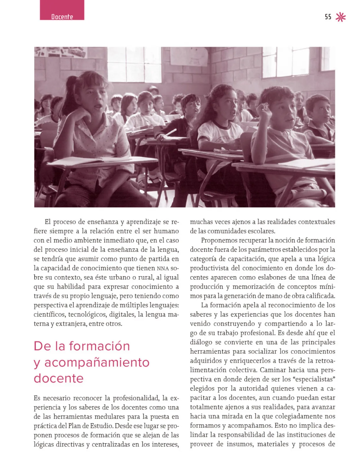 Página 56 de Un libro sin recetas, para la maestra y el maestro. Fase 3 Libro de Educación Primaria Grado 1°, 2° Ciclo Escolar 2025 - 2026