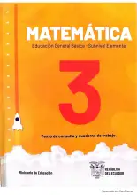 Portada de Matematica 3° · Egb 3 Matematica 2025 · 2025