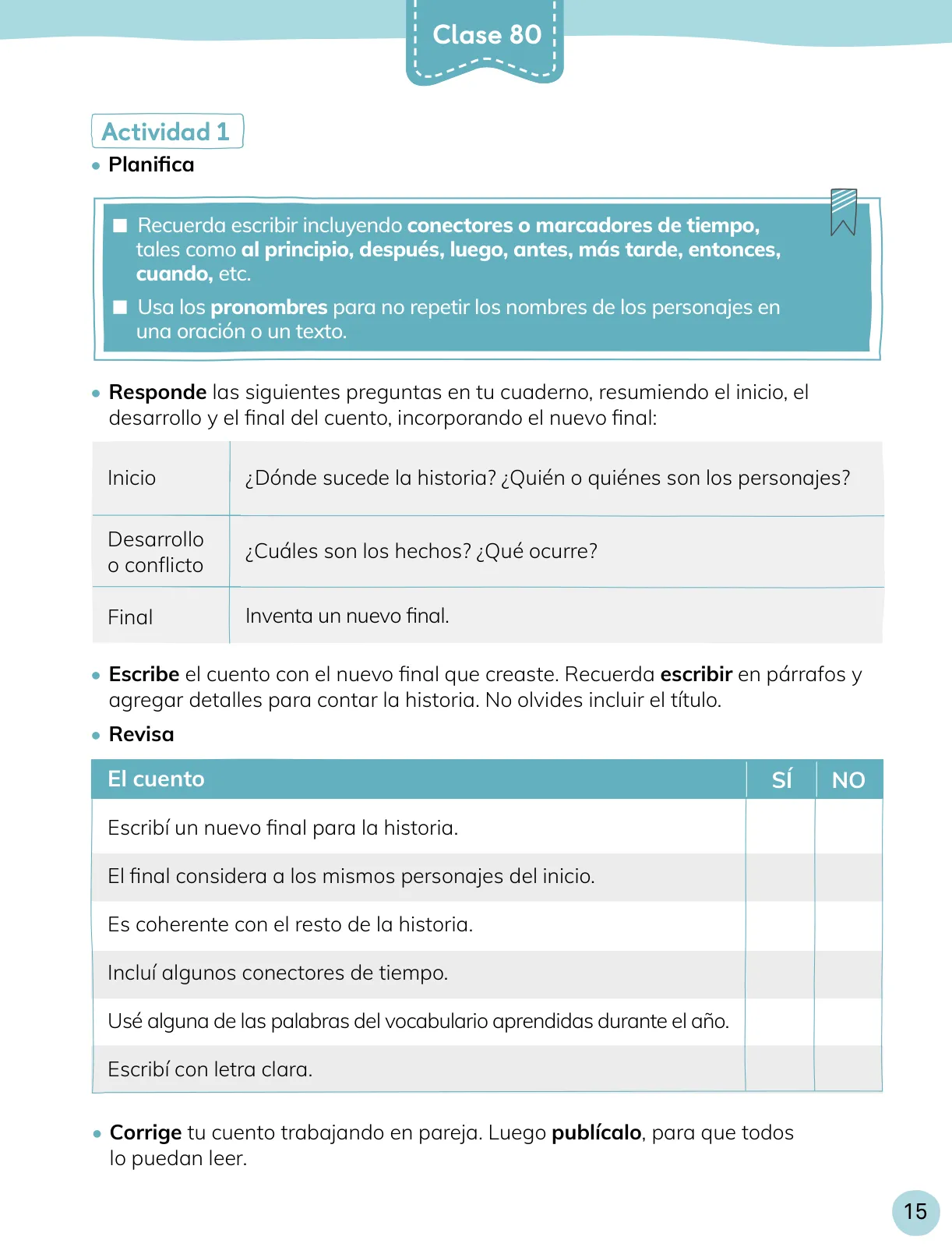 Miniatura página 16 de Lenguaje y Comunicación – Cuarto Básico | Texto del Estudiante MINEDUC – Descargar PDF · 2024