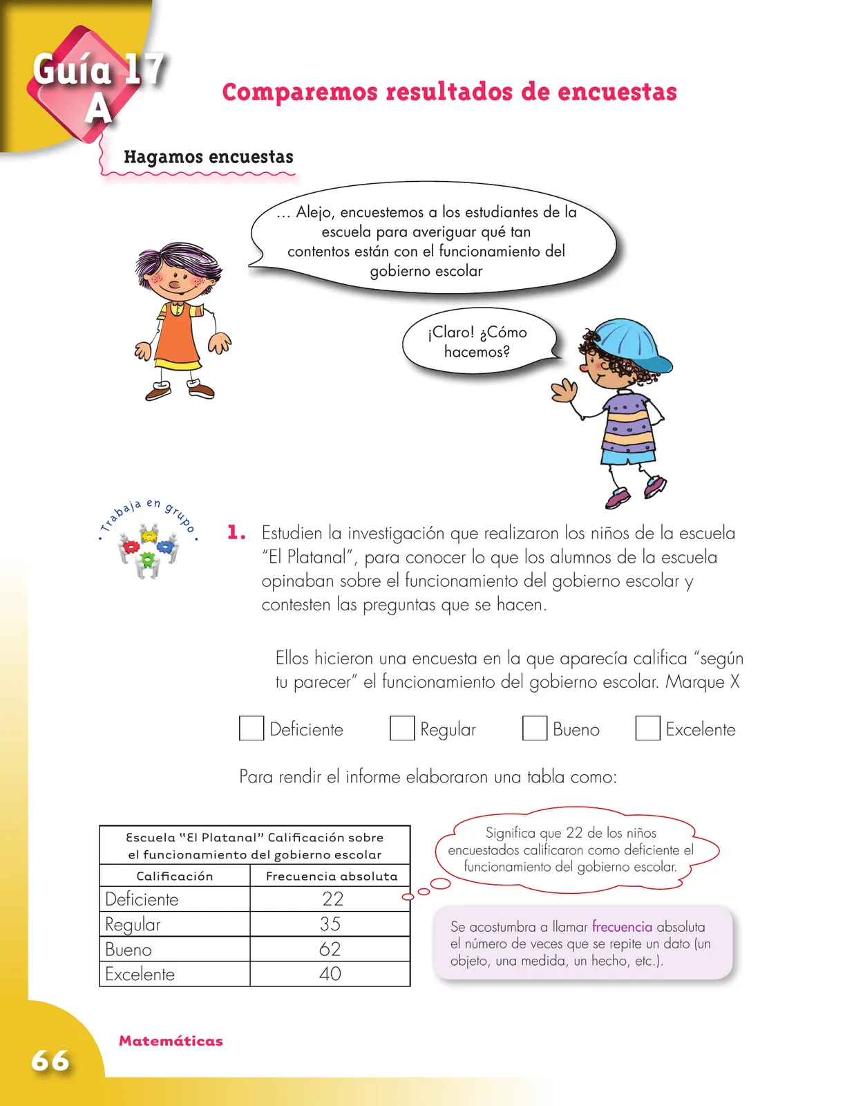 Página 66 de Matematica 5° · Cartilla 03