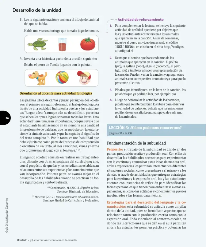 Página 47 de Lenguaje y Comunicación – Primero Básico | Texto del Estudiante MINEDUC – Descargar PDF · 2024