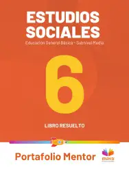 Portada de Estudios Sociales · 6 EGB · 2025