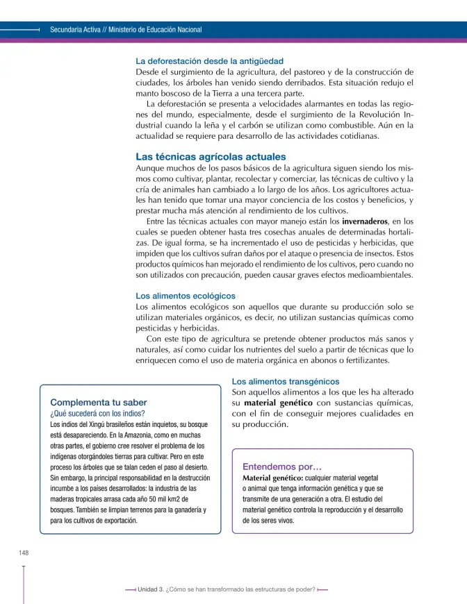 Página 148 de Ciencias Sociales 6° · Secundaria Activa