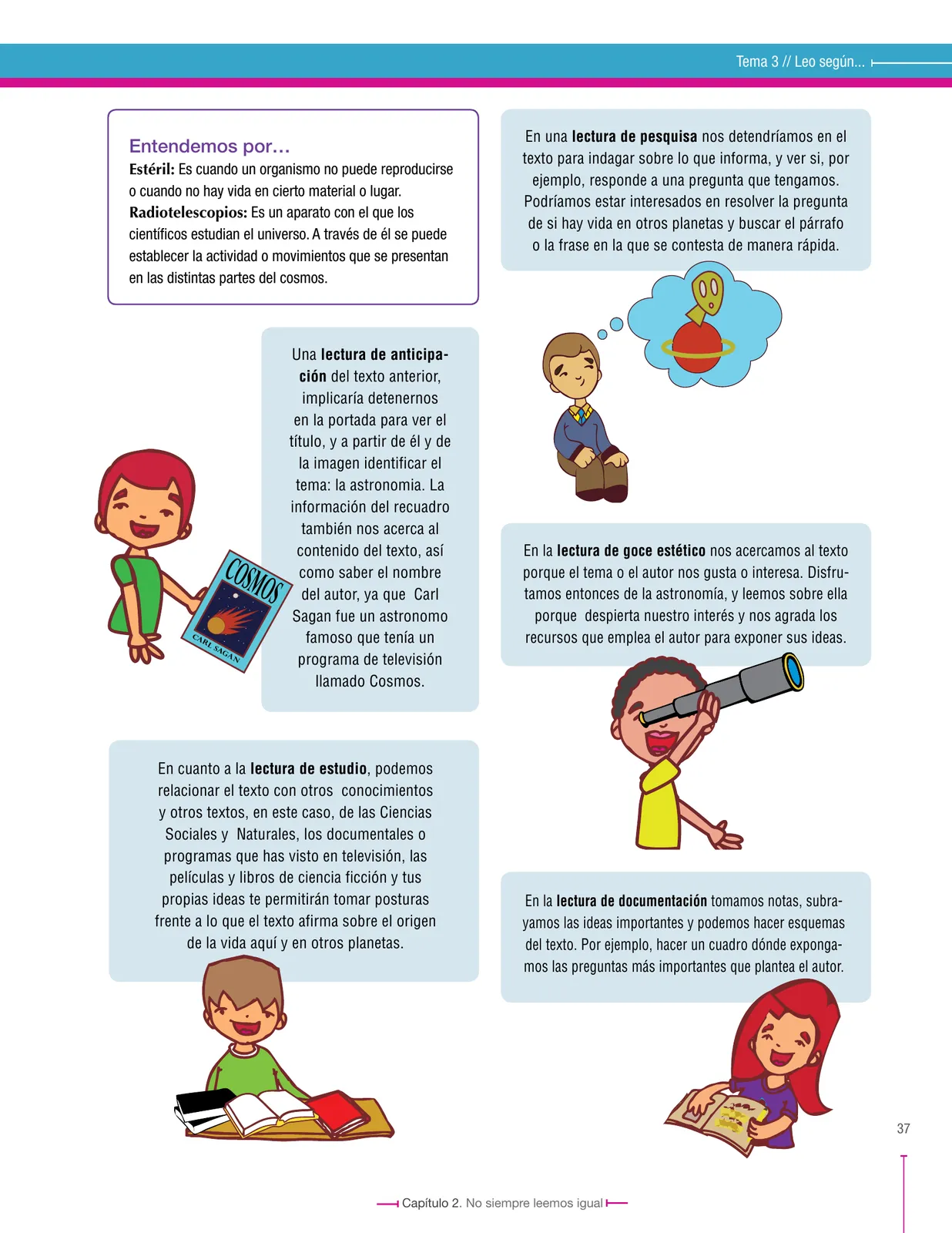 Miniatura página 37 de Lenguaje 7° · Secundaria Activa