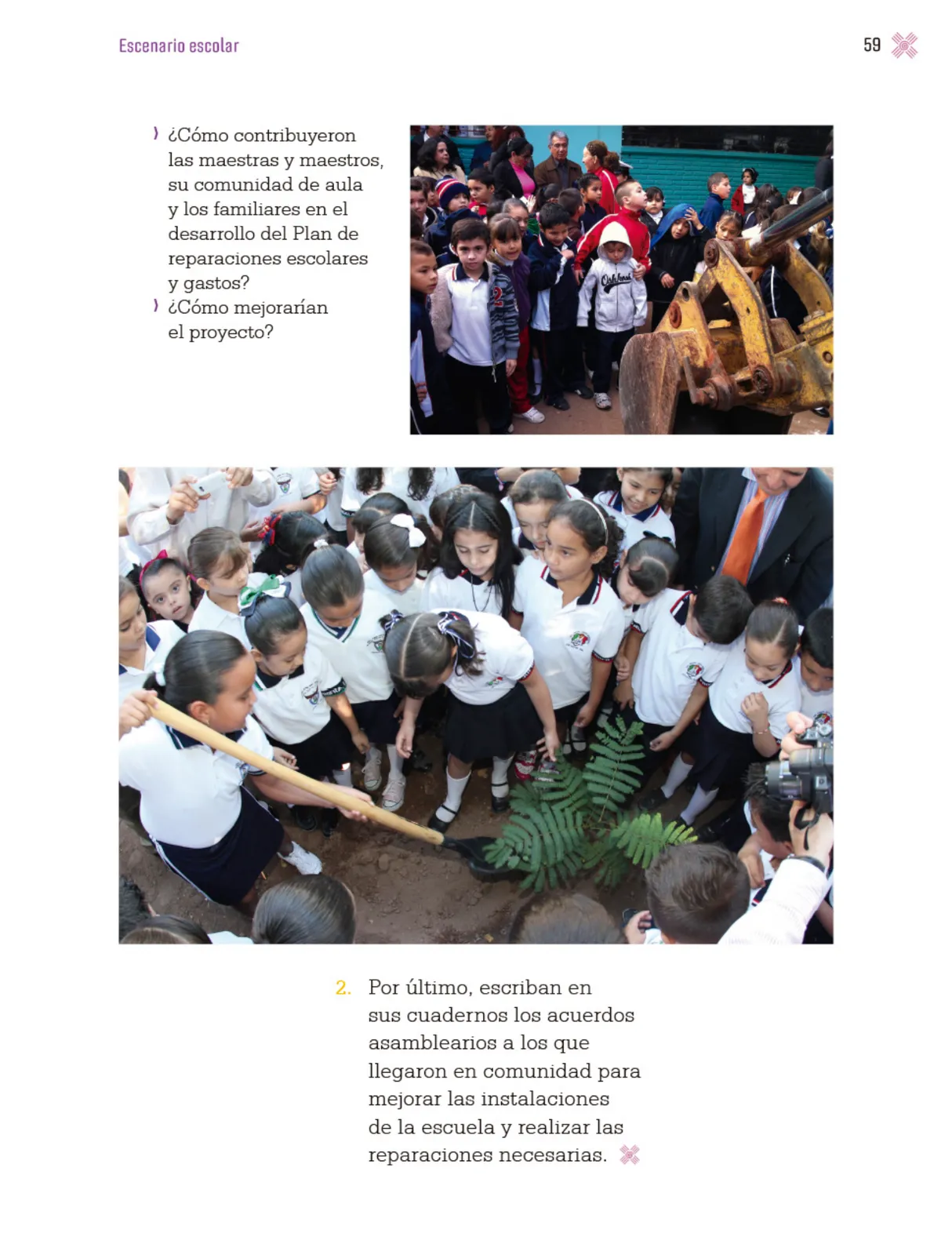 Página 62 de Proyectos Escolares. Libro de Educación Primaria Grado 3° Ciclo Escolar 2025 - 2026
