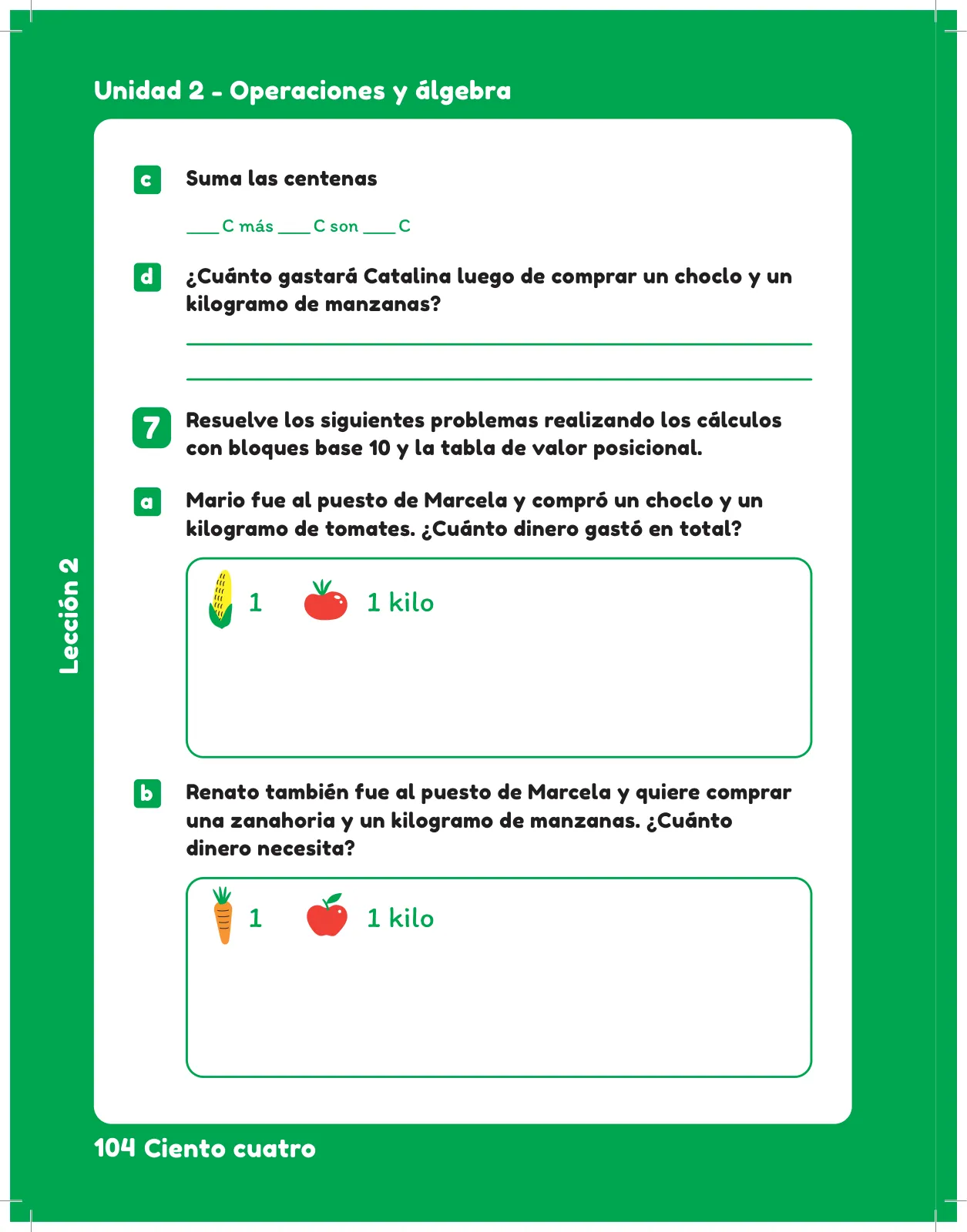Miniatura página 106 de Sumo Primero – Tercero Básico | Texto del Estudiante MINEDUC – Descargar PDF · 2024