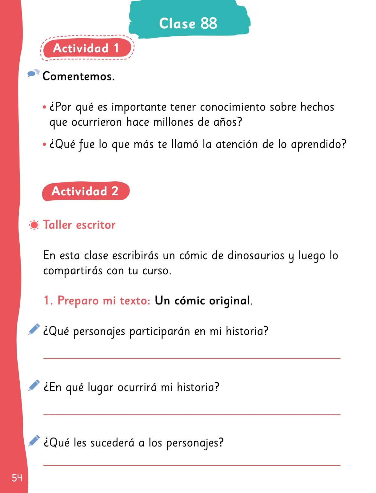 Página 56 de Lenguaje y Comunicación – Segundo Básico – Texto del Estudiante MINEDUC – Descargar PDF · 2024