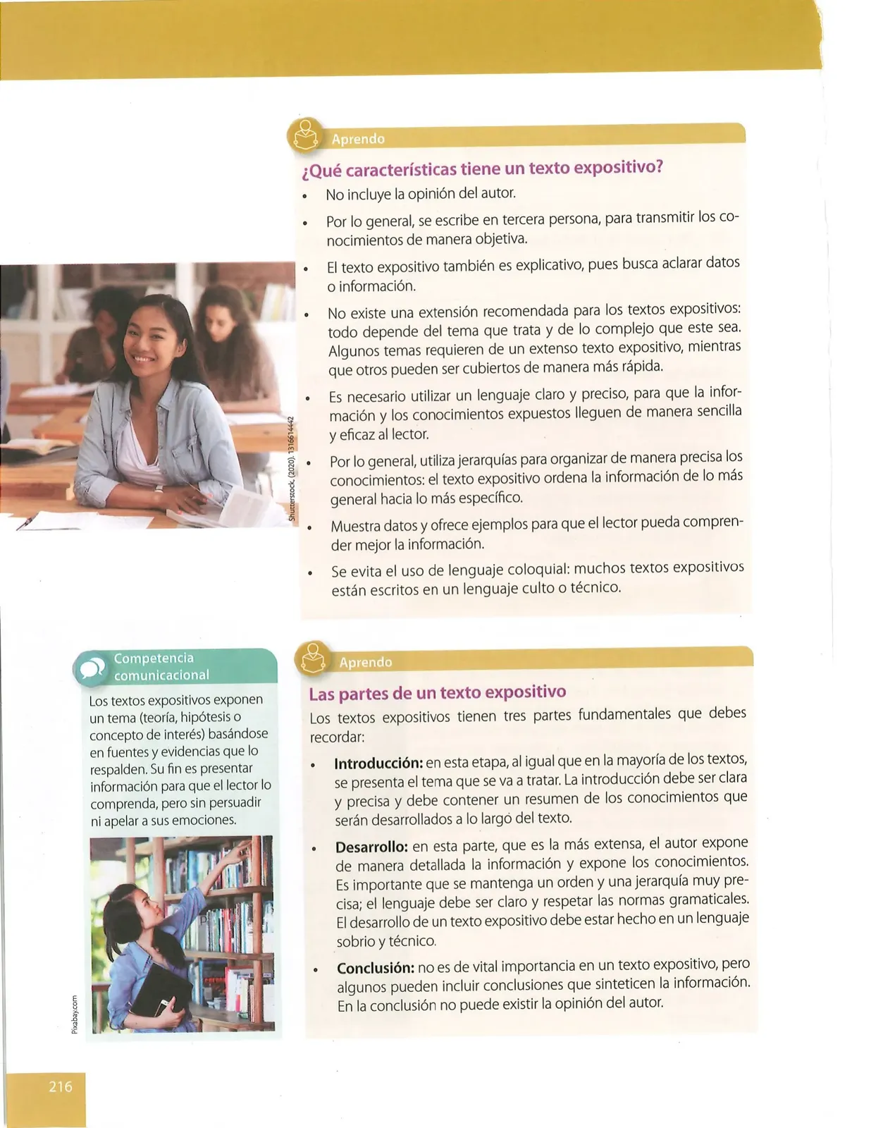 Miniatura página 216 de Lengua Y Literatura · 8 EGB · 2025