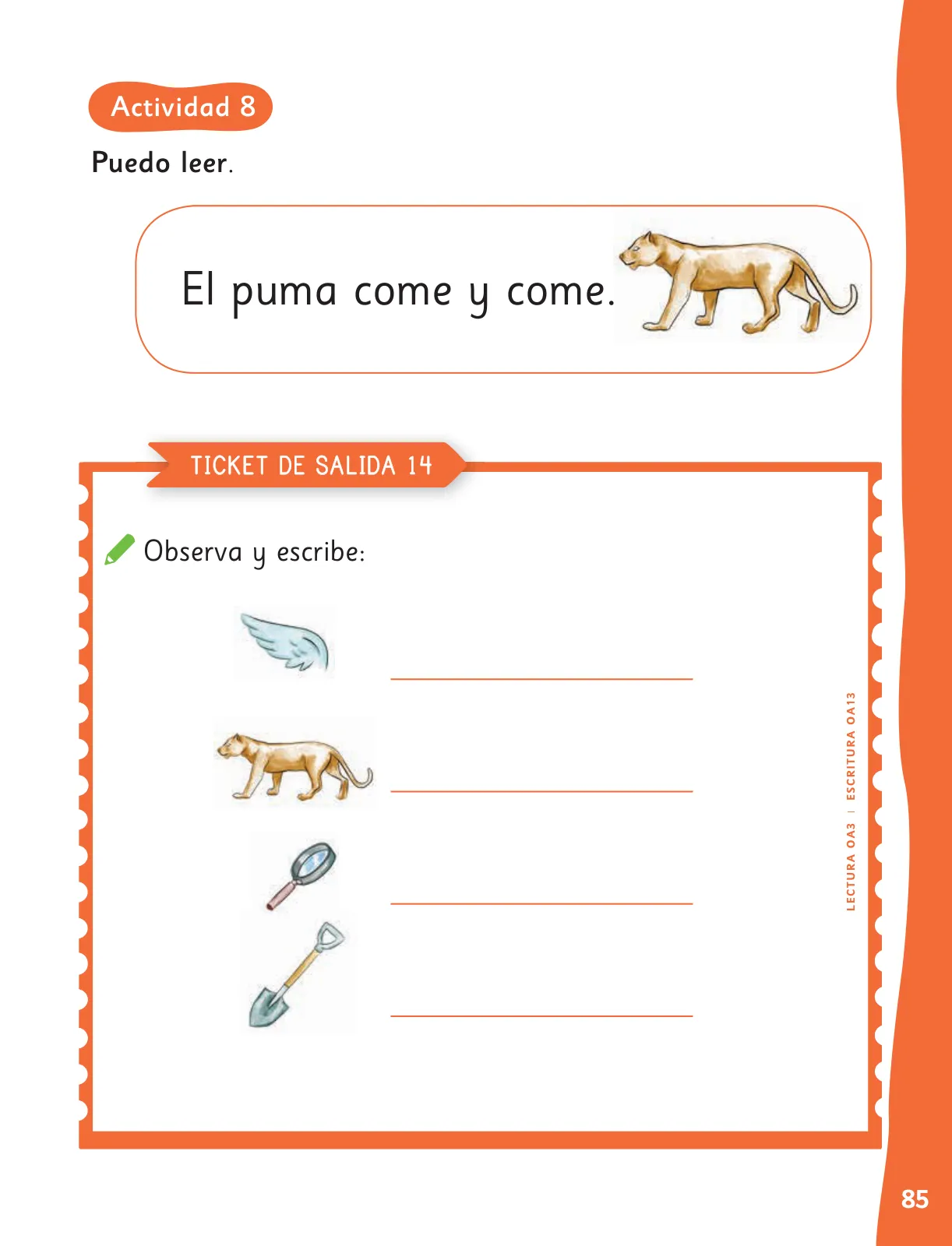 Página 88 de Lenguaje y Comunicación – Primero Básico | Texto del Estudiante MINEDUC – Descargar PDF · 2024