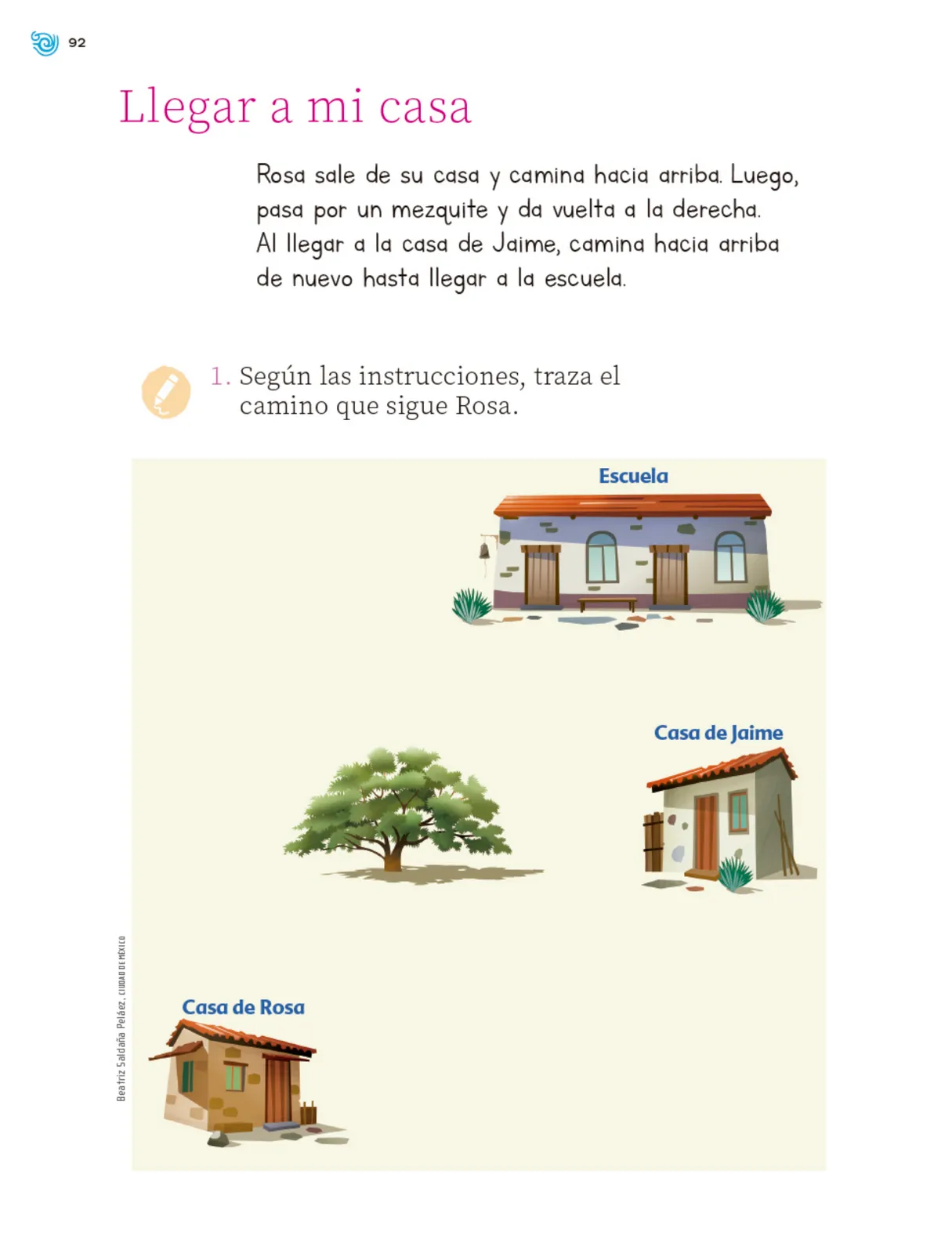 Miniatura página 93 de Múltiples lenguajes. Trazos y números.   Libro de Educación Primaria Grado 1°  Ciclo Escolar 2025 - 2026