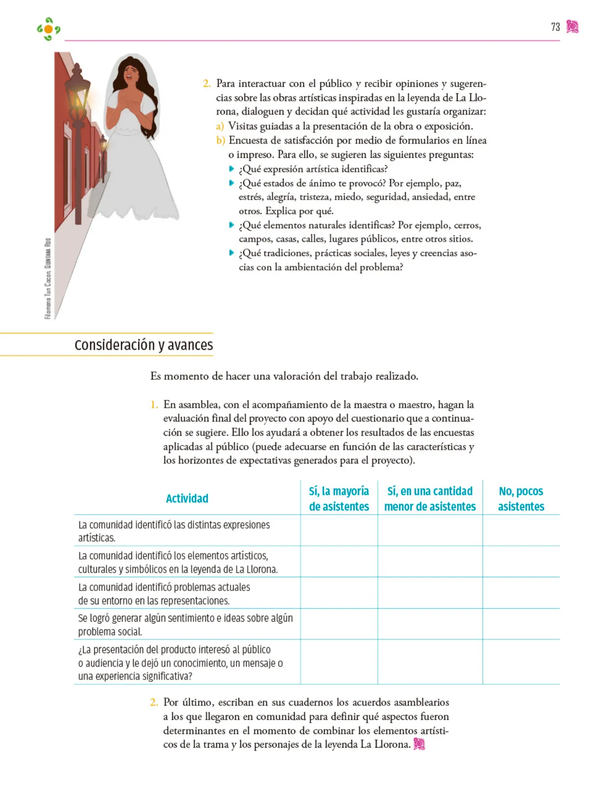 Miniatura página 74 de Colección Sk´asolil. Nuestro libro de proyectos.   Libro de Educación Secundaria Grado 2°  Ciclo Escolar 2025 - 2026