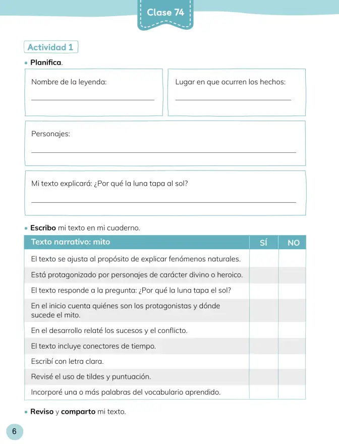 Página 7 de Lenguaje y Comunicación – Cuarto Básico | Texto del Estudiante MINEDUC – Descargar PDF · 2024