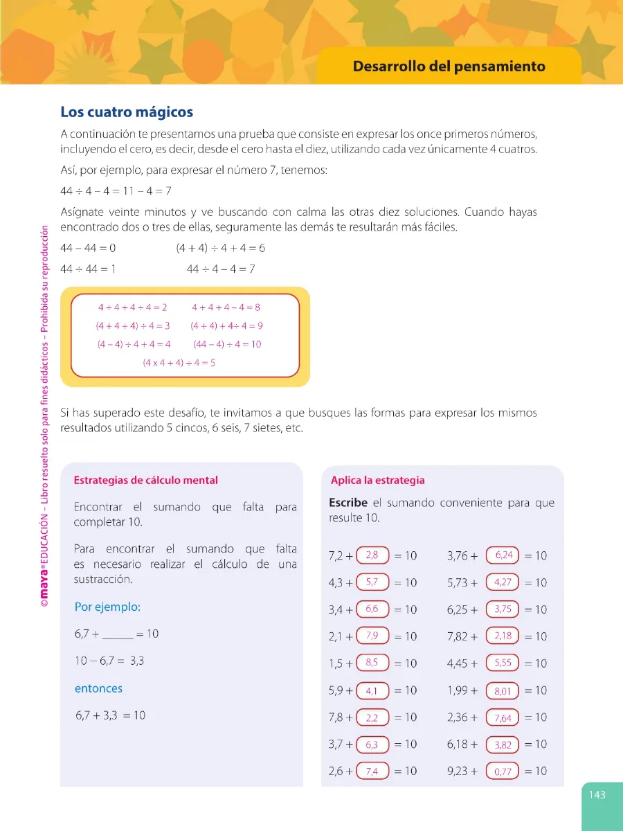 Página 145 de Matematica · 6 EGB · 2025