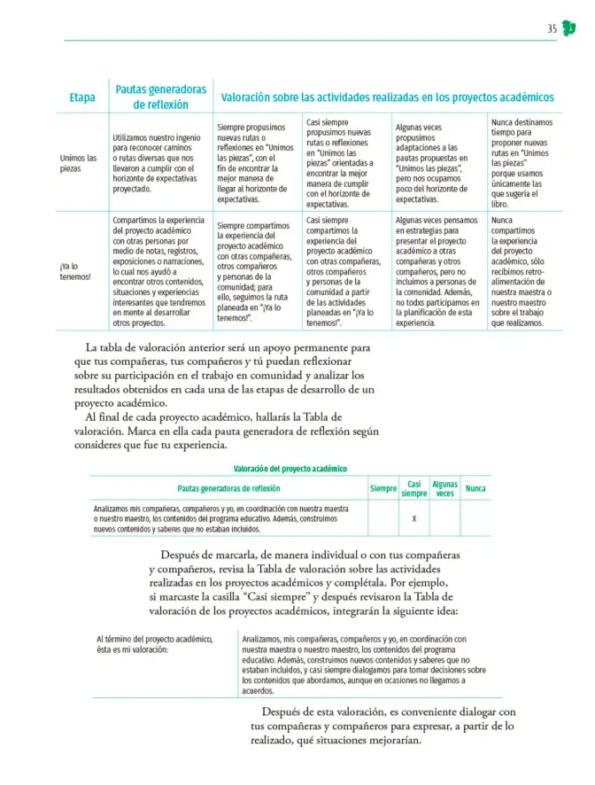 Página 36 de Colección Nanahuatzin. Nuestro libro de Proyectos. Tomo I. Libro de Educación Telesecundaria Grado 3° Ciclo Escolar 2025 - 2026