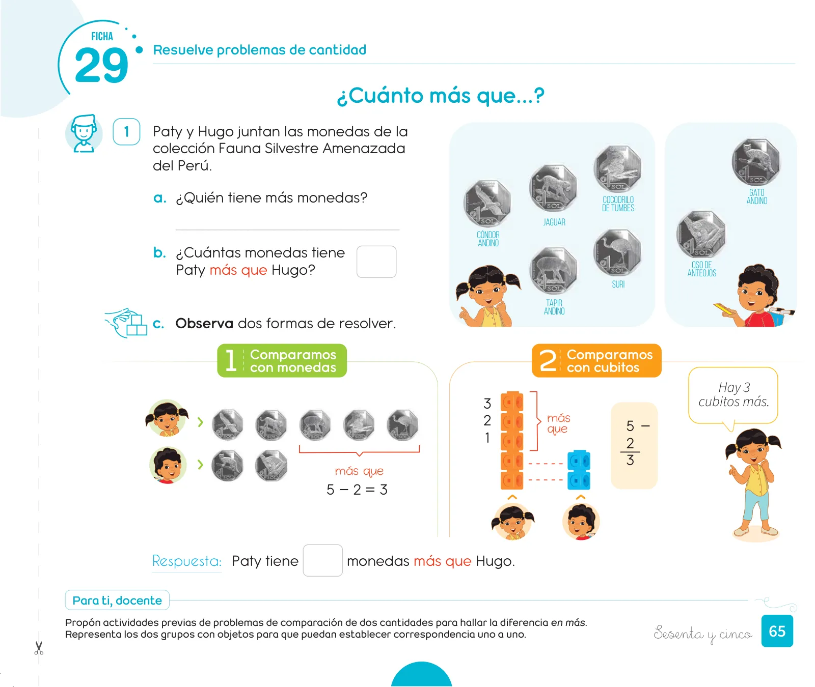 Página 67 de Cuadernillo de Matemática 1. Primer grado de Primaria · 2024