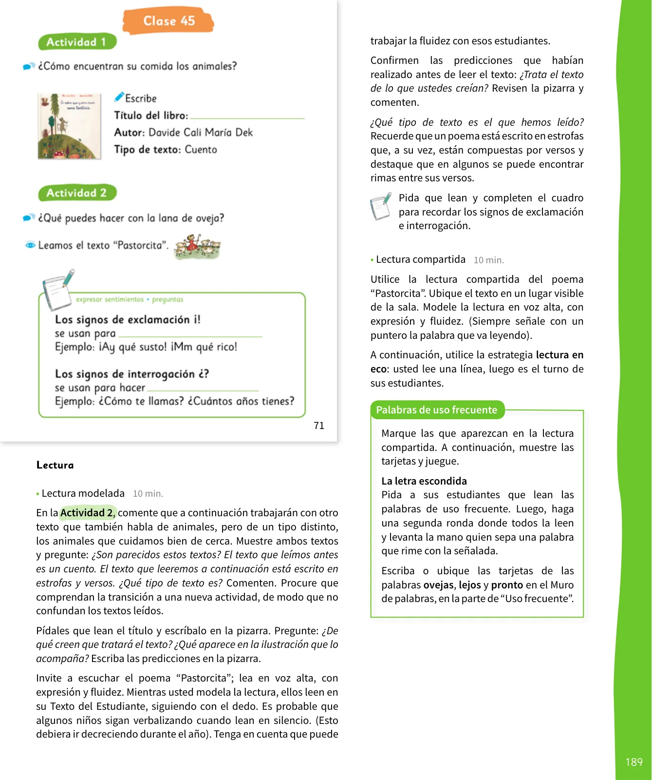 Página 190 de Lenguaje y Comunicación – Segundo Básico – Texto del Estudiante MINEDUC – Descargar PDF · 2024