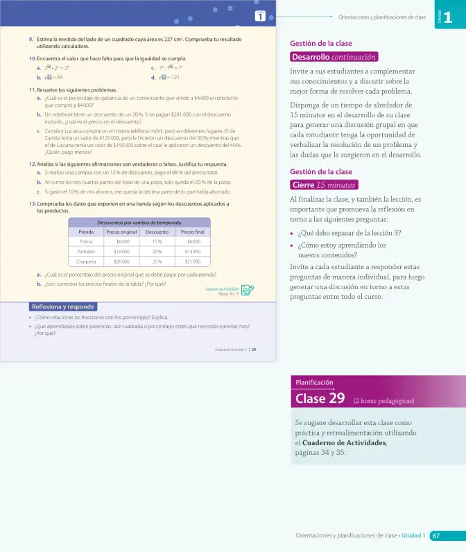 Página 69 de Matemática – Octavo Básico | Texto del Estudiante MINEDUC – Descargar PDF · 2024
