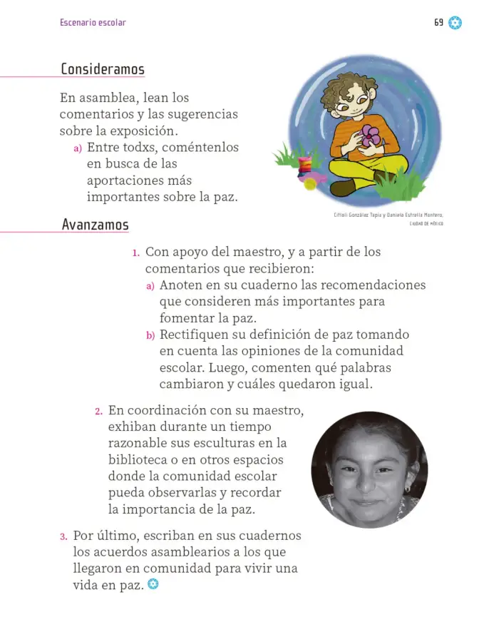 Página 70 de Proyectos Escolares. Libro de Educación Primaria Grado 1° Ciclo Escolar 2025 - 2026