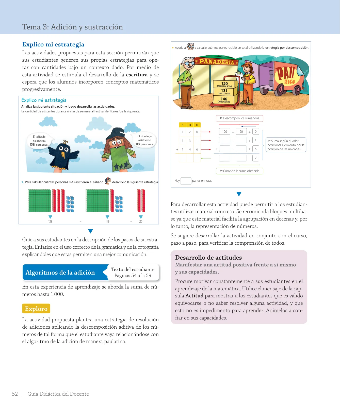 Miniatura página 54 de Matemática – Tercero Básico | Texto del Estudiante MINEDUC – Descargar PDF · 2024