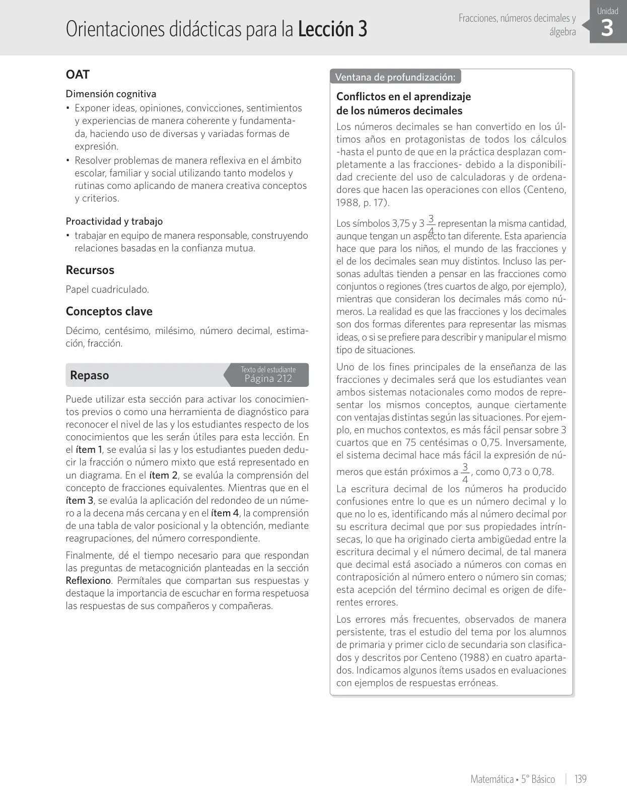 Miniatura página 51 de Matemática – Quinto Básico | Texto del Estudiante MINEDUC – Descargar PDF · 2024