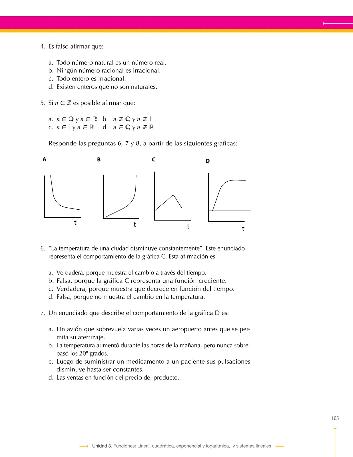 Página 165 de Matematica 9° · Secundaria Activa